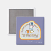 Gilmore Girls | Coffee Quote Graphic Magneet (Voorkant / Achterkant)