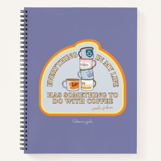 Gilmore Girls | Coffee Quote Graphic Notitieboek (Voorkant)