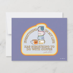 Gilmore Girls   Coffee Quote Graphic Notitiekaartje