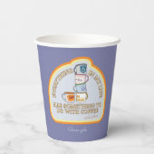 Gilmore Girls | Coffee Quote Graphic Papieren Bekers (Achterkant)