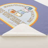 Gilmore Girls | Coffee Quote Graphic Sherpa Deken (3/4)