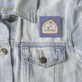 Gilmore Girls | Coffee Quote Graphic Vierkante Button 5,1 Cm (In situ)