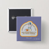 Gilmore Girls | Coffee Quote Graphic Vierkante Button 5,1 Cm (Voorkant /achterkant)