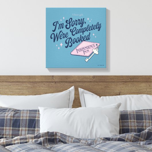 Gilmore Girls Completely Booked Design Canvas Afdruk (Insitu (Slaapkamer))
