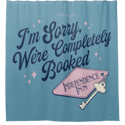 Gilmore Girls Completely Booked Design Douchegordijn (Voorkant)