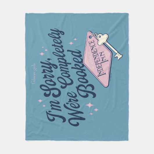 Gilmore Girls Completely Booked Design Fleece Deken (Voorkant)