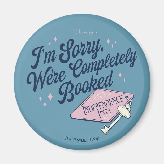 Gilmore Girls Completely Booked Design Magneet (Voorkant)