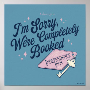 Gilmore Girls Completely Booked Design Poster