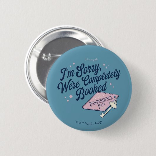 Gilmore Girls Completely Booked Design Ronde Button 5,7 Cm (Voorkant /achterkant)