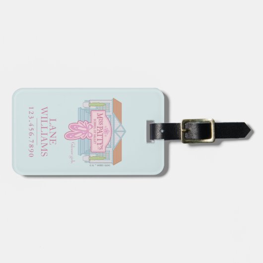 Gilmore Girls | De balletschool van Miss Patty Bagagelabel (Voorkant horizontaal)