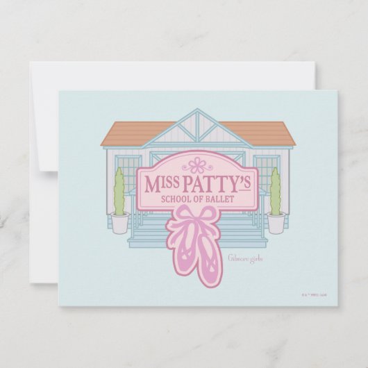 Gilmore Girls | De balletschool van Miss Patty Notitiekaartje (Voorkant)