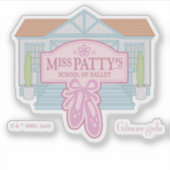 Gilmore Girls | De balletschool van Miss Patty Sticker (Voorkant)