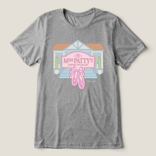 Gilmore Girls | De balletschool van Miss Patty Tri-Blend Shirt (Design voorkant)