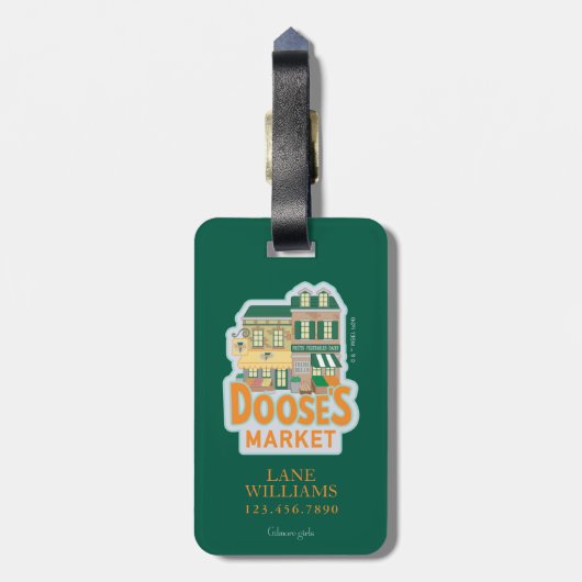 Gilmore Girls | Dose's Market Bagagelabel (Achterkant verticaal)