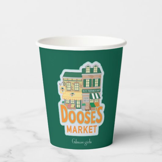 Gilmore Girls | Dose's Market Papieren Bekers (Achterkant)