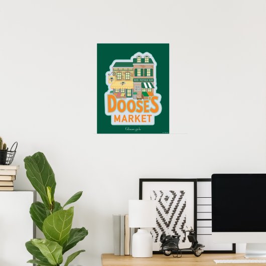 Gilmore Girls | Dose's Market Poster (Thuiskantoor)