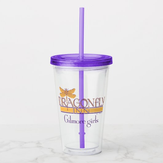 Gilmore Girls | Dragonfly Inn Logo Acryl Drinkbeker (Voorkant)