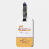 Gilmore Girls | Dragonfly Inn Logo Bagagelabel (Achterkant verticaal)