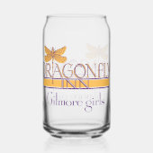 Gilmore Girls | Dragonfly Inn Logo Blikvorm Glas (Voorkant)