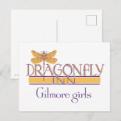 Gilmore Girls | Dragonfly Inn Logo Briefkaart (Voorkant / Achterkant)