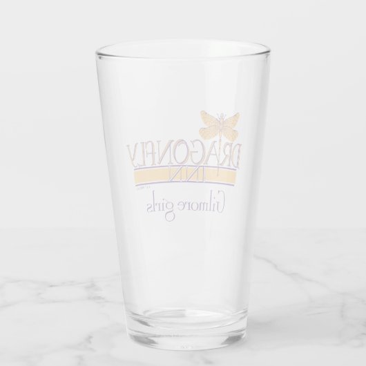 Gilmore Girls | Dragonfly Inn Logo Glas (Achterkant)