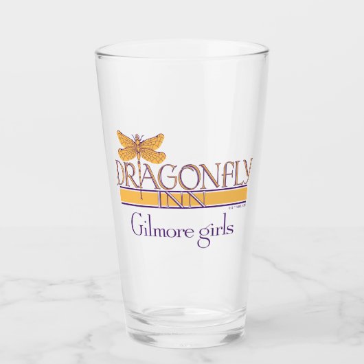 Gilmore Girls | Dragonfly Inn Logo Glas (Voorkant)