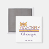 Gilmore Girls | Dragonfly Inn Logo Magneet (Voorkant / Achterkant)