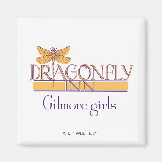 Gilmore Girls | Dragonfly Inn Logo Magneet (Voorkant)