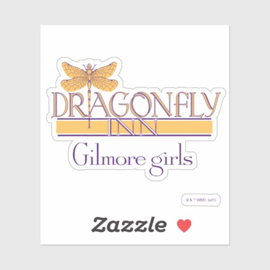 Gilmore Girls | Dragonfly Inn Logo Sticker (Vel)