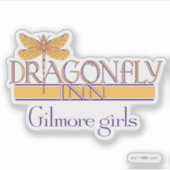 Gilmore Girls | Dragonfly Inn Logo Sticker (Voorkant)
