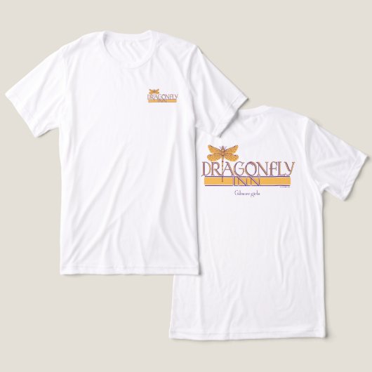 Gilmore Girls | Dragonfly Inn Logo Tri-Blend Shirt (Ontwerp Voorkant & Achterkant)