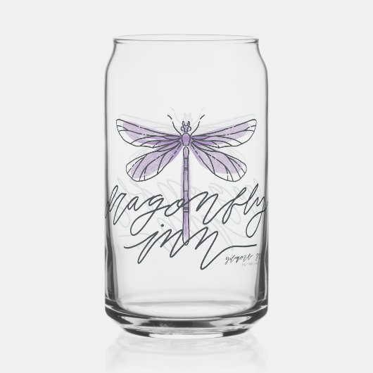 Gilmore Girls | Dragonfly Inn Script Blikvorm Glas (Achterkant)