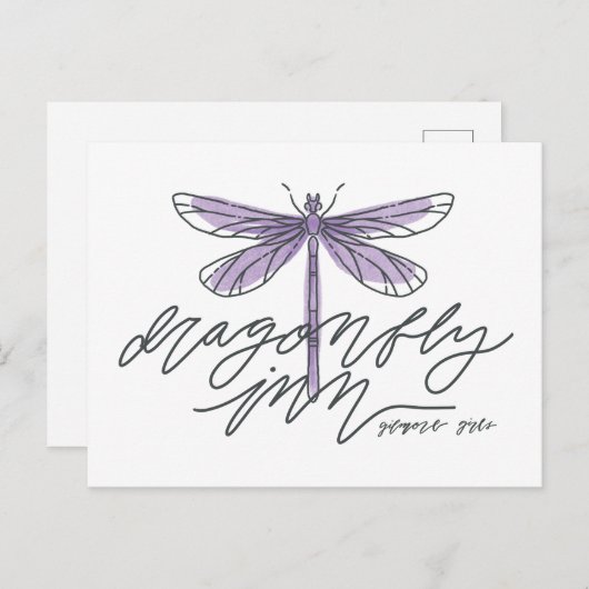 Gilmore Girls | Dragonfly Inn Script Briefkaart (Voorkant / Achterkant)