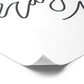 Gilmore Girls | Dragonfly Inn Script Poster (Hoek)