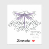Gilmore Girls | Dragonfly Inn Script Sticker (Vel)