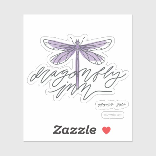 Gilmore Girls | Dragonfly Inn Script Sticker (Vel)
