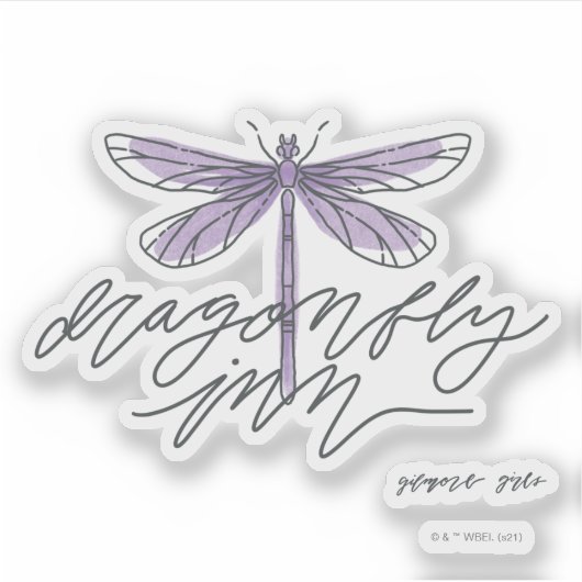 Gilmore Girls | Dragonfly Inn Script Sticker (Voorkant)