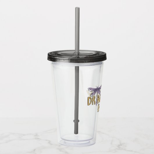 Gilmore Girls | Dragonfly Inn Waterverf Logo Acryl Drinkbeker (Rechts)