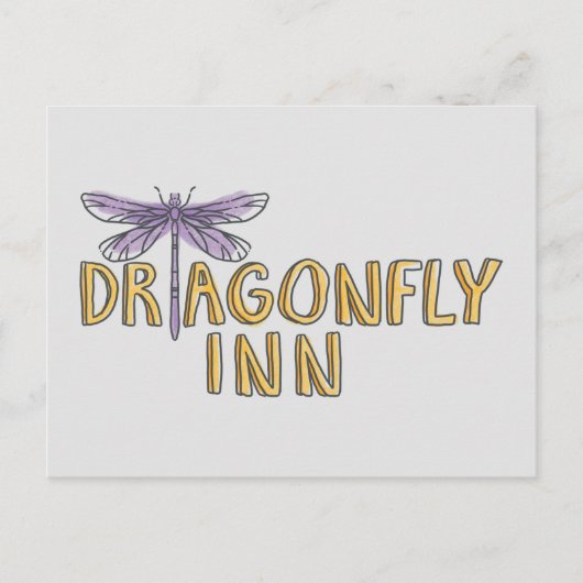 Gilmore Girls | Dragonfly Inn Waterverf Logo Briefkaart (Voorkant)