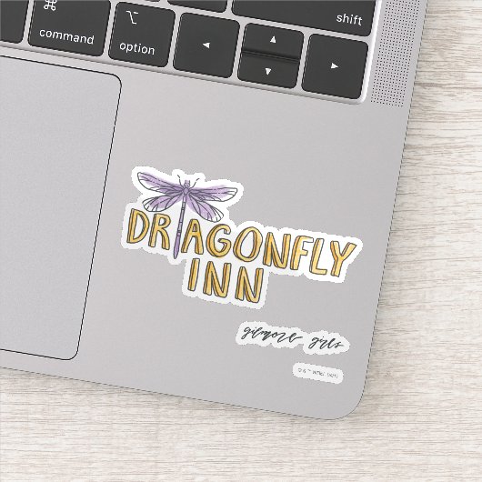 Gilmore Girls | Dragonfly Inn Waterverf Logo Sticker (Detail)