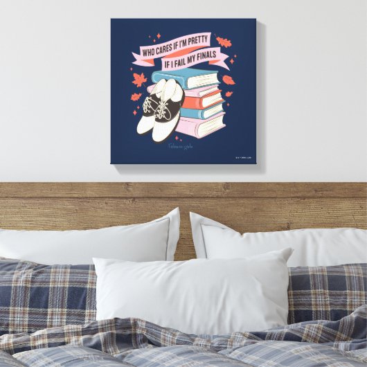 Gilmore Girls Finals Quote Design Canvas Afdruk (Insitu (Slaapkamer))