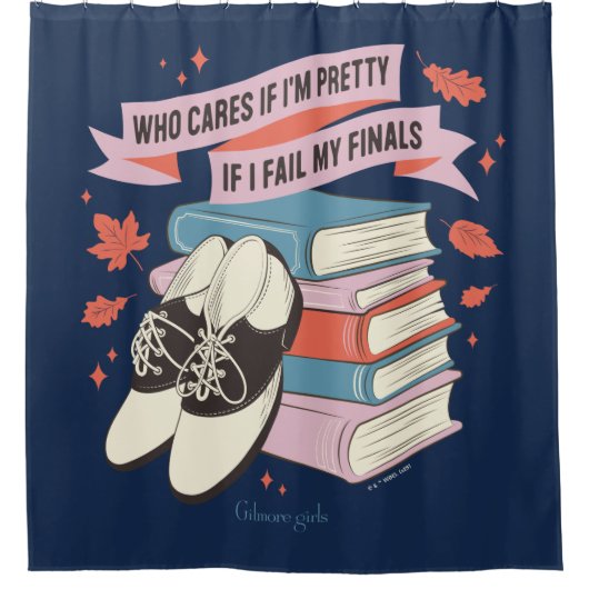 Gilmore Girls Finals Quote Design Douchegordijn (Voorkant)