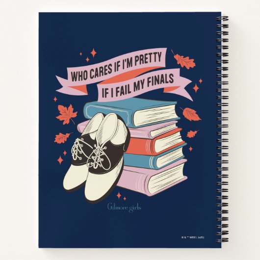 Gilmore Girls Finals Quote Design Notitieboek (Achterkant)