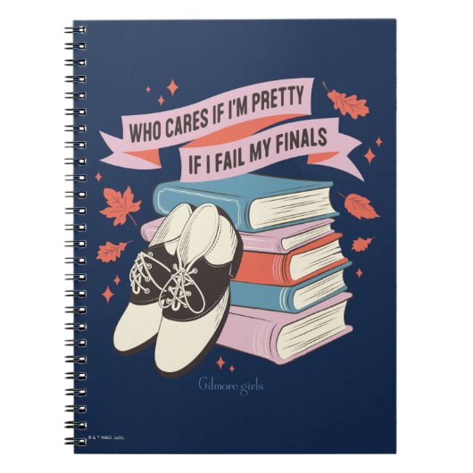 Gilmore Girls Finals Quote Design Notitieboek (Voorkant)