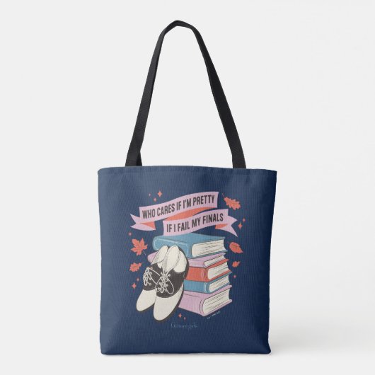 Gilmore Girls Finals Quote Design Tote Bag (Achterkant)