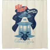 Gilmore Girls Hep Alien Church Tour Douchegordijn (Voorkant)