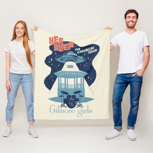 Gilmore Girls Hep Alien Church Tour Fleece Deken (In situ)