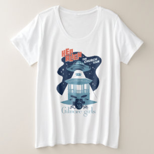 Gilmore Girls Hep Alien Church Tour Grote Maat T-shirt