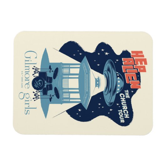 Gilmore Girls Hep Alien Church Tour Magneet (Horizontaal)