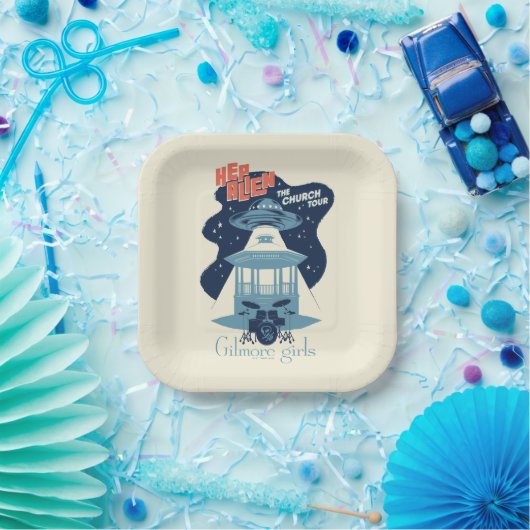 Gilmore Girls Hep Alien Church Tour Papieren Bordje (Feest)